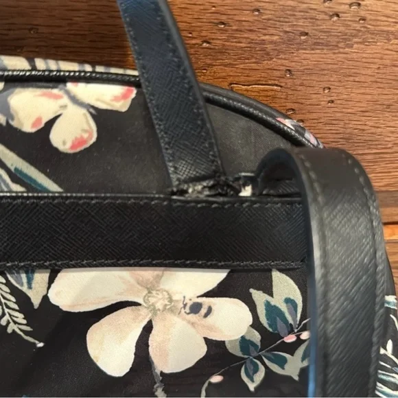 Kate Spade Black Floral Backpack - Picture 3 of 9